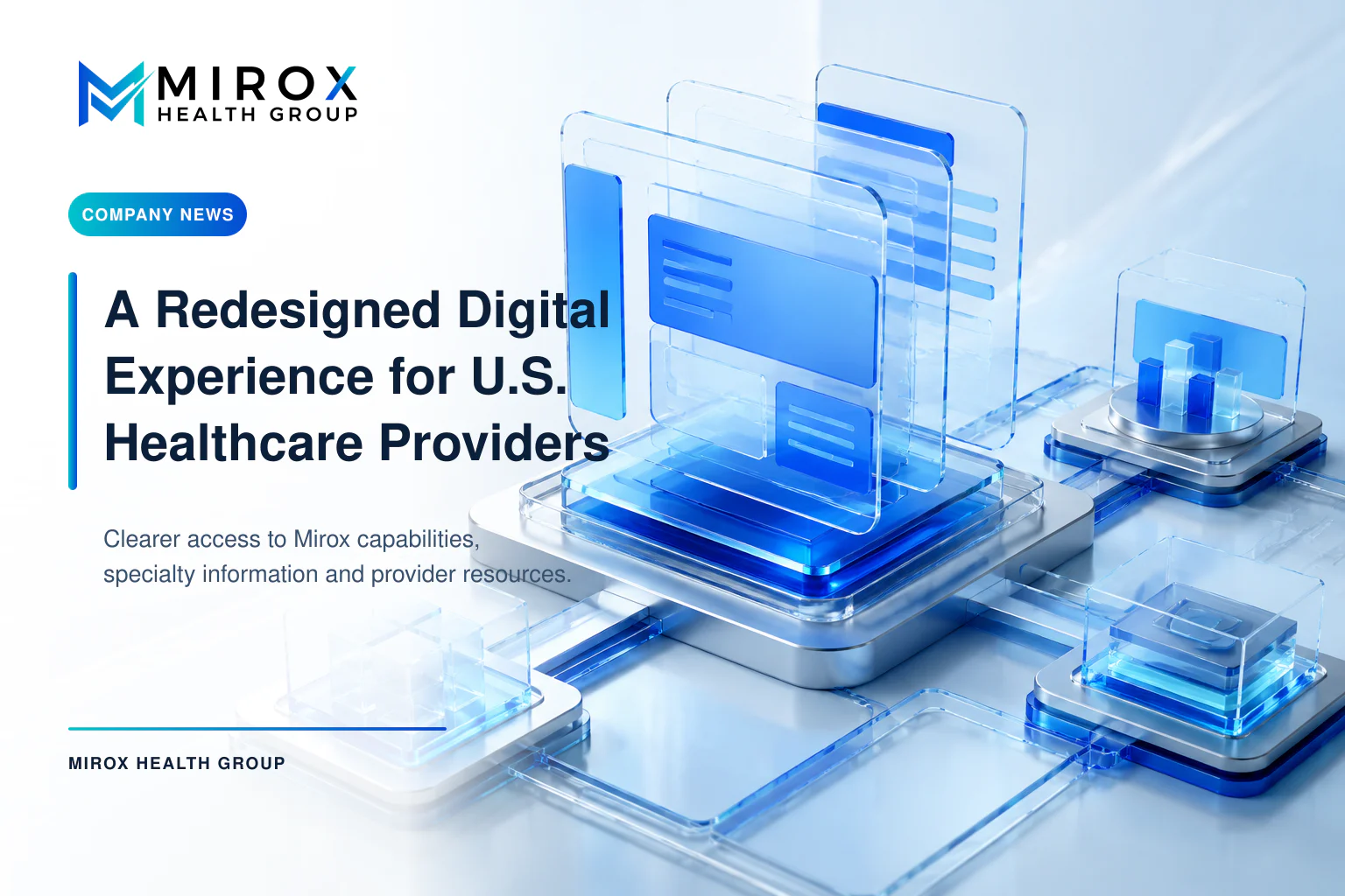 Mirox Health Group Introduces a Redesigned Digital Experience for U.S. Healthcare Providers