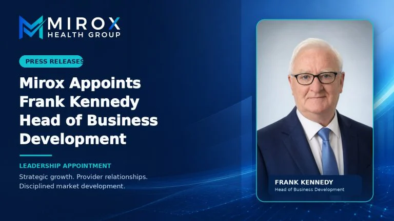 Mirox Health Group Appoints Frank Kennedy as Head of Business Development
